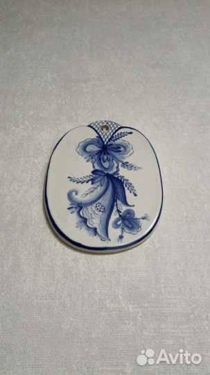 Гжель декоративная СССР винтаж антиквариат декор
