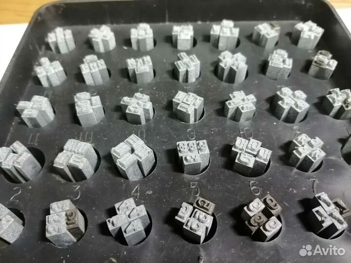 Шрифты литеры поштучно латиница и кириллица (цинк)