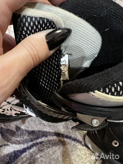 Коньки детские раздвижные 30-33 р