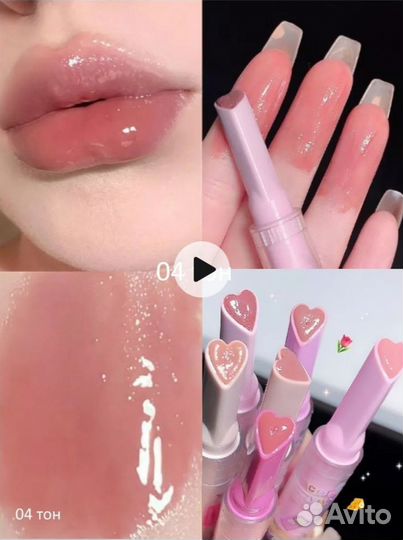 Блеск в виде сердца и карандаш Vivienne Sabo