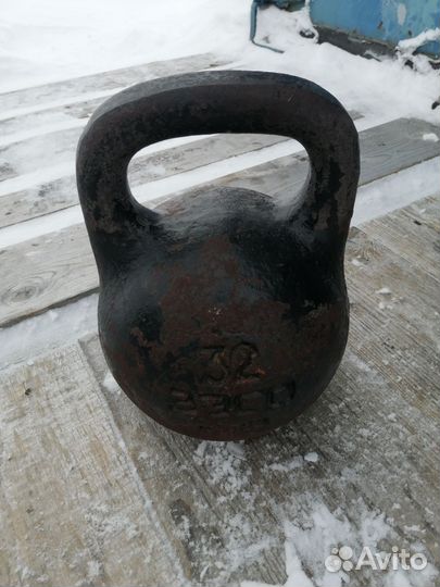 Гиря 32 кг СССР