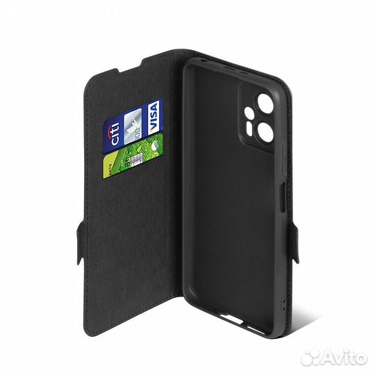 Чехол с флипом для Poco X4 GT DF (black)