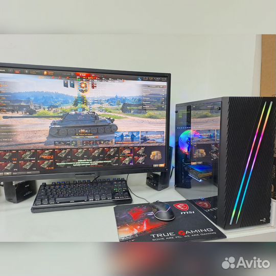 Игровой пк Ryzen 5 2600 GTX 1660 super SSD+HDD 1tb