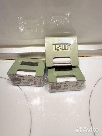 Икеа купон Будильник, зеленый, черный