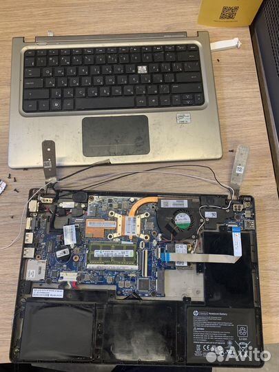 Ноутбук HP на запчасти