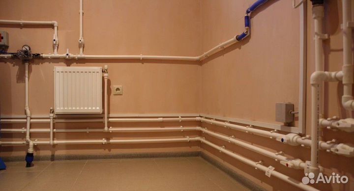 Монтаж систем отопления.водопровода.канализации