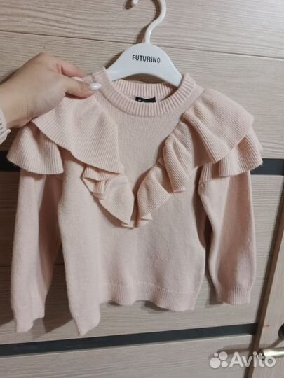 Свитер детский, на девочку, размер 104