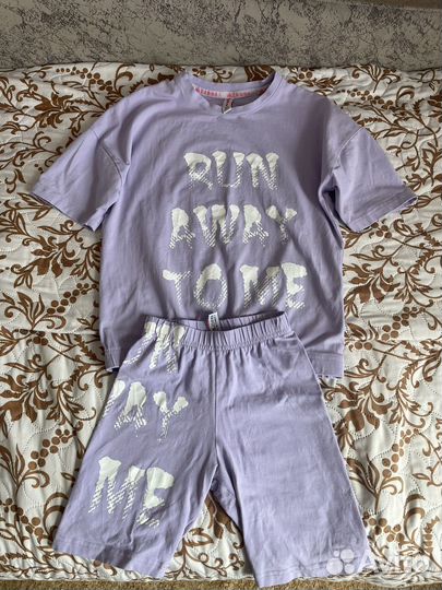 Вещи пакетом на девочку, р 128-134