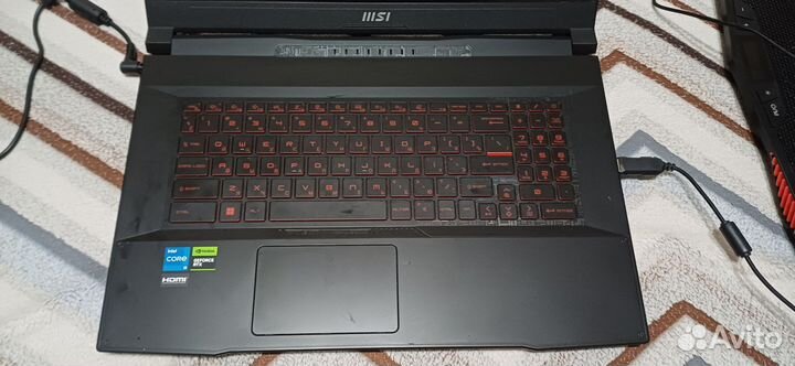 Игровой ноутбук msi katana 17 b11ucx