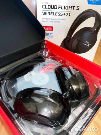 Наушники беспроводные HyperX Cloud Flight S HX-hsc