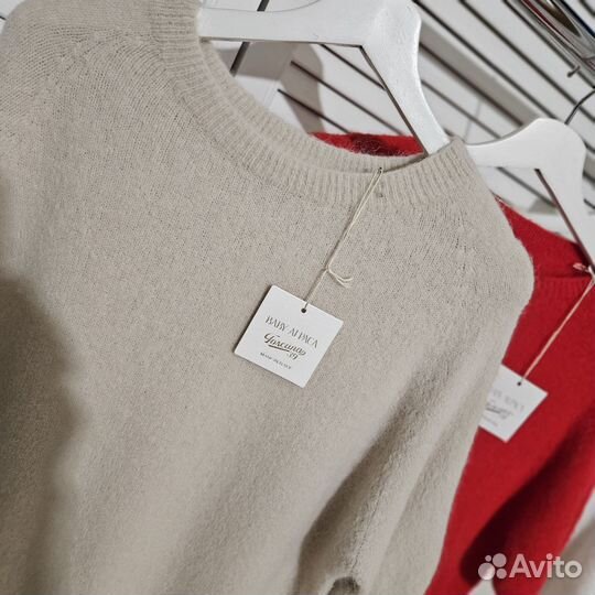 Свитер джемпер с альпакой Италия