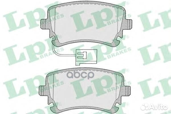 Колодки тормозные volkswagen T5 03/multivan 03