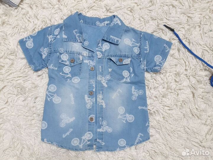 Джинсовая рубашка