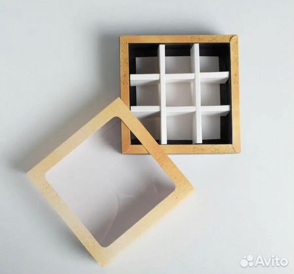 Коробки для конфет, контейнеры с окном