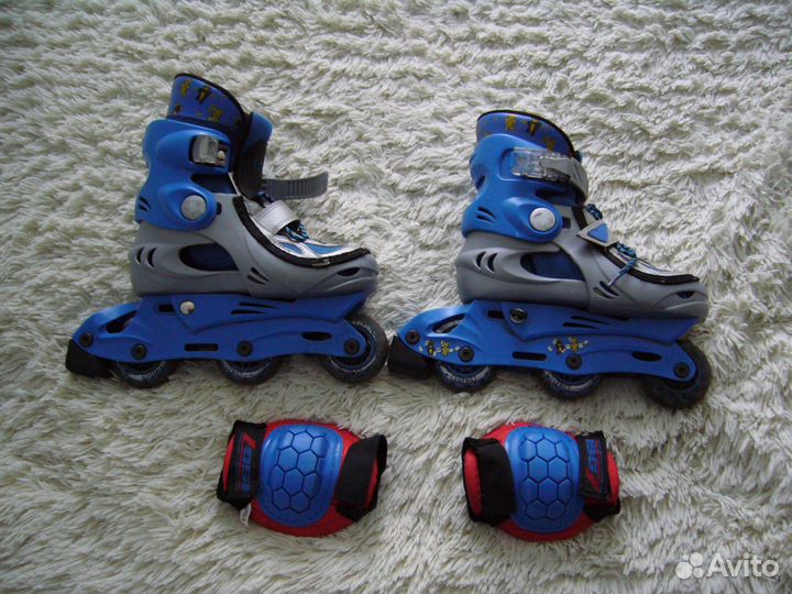 Роликовые коньки детские раздвижные