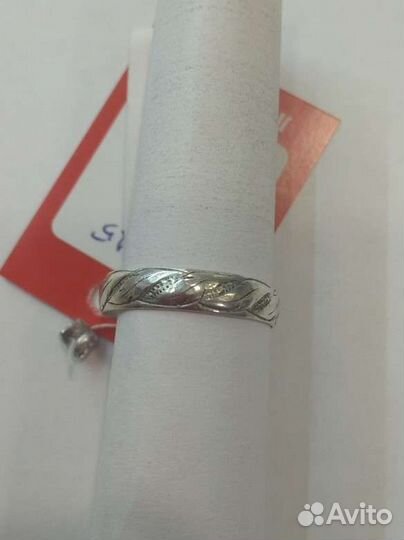 Серебряное кольцо, проба 925,вес 1,53