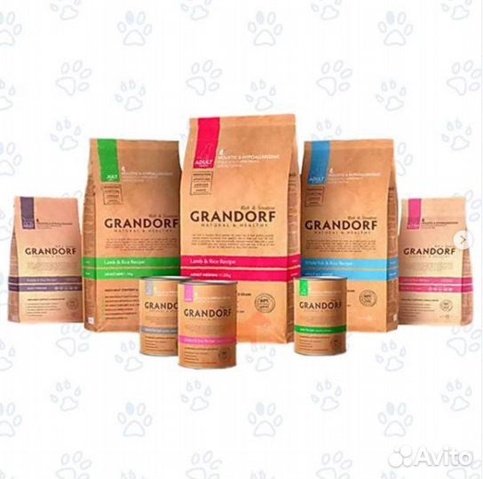 Корм для собак Грандорф/Grandorf и кошек
