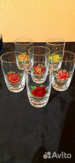 Хрустальные рюмки и стаканы СССР