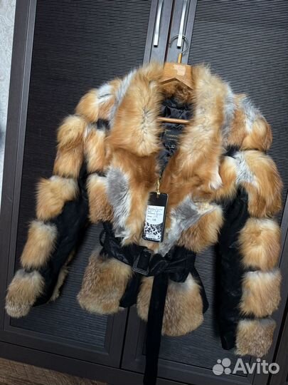 Шубка из натуральной лисы