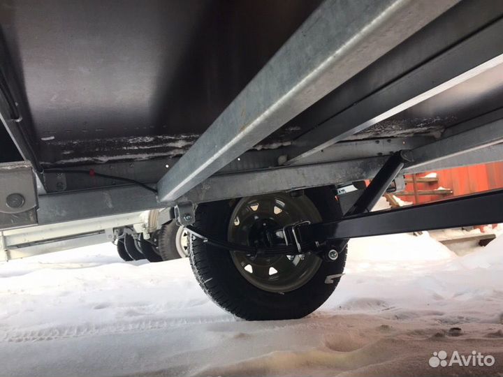 Ось прицепа мзса 817717.001-05 (17.012) в сборе