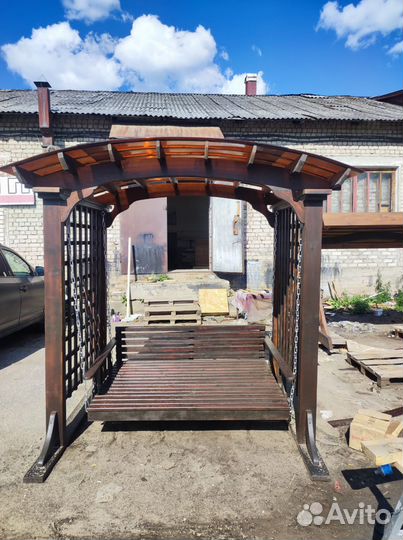 Качель садовая пергола