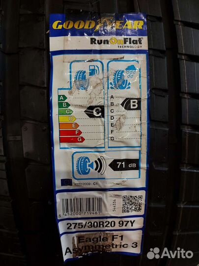 Goodyear Eagle F1 Asymmetric 3 275/30 R20 97Y