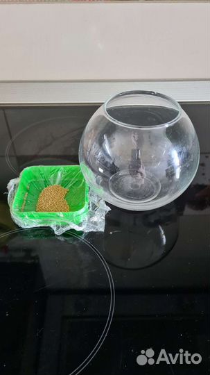 Аквариум для рыбки 1 л