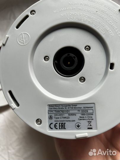 Чайник электрический bosch