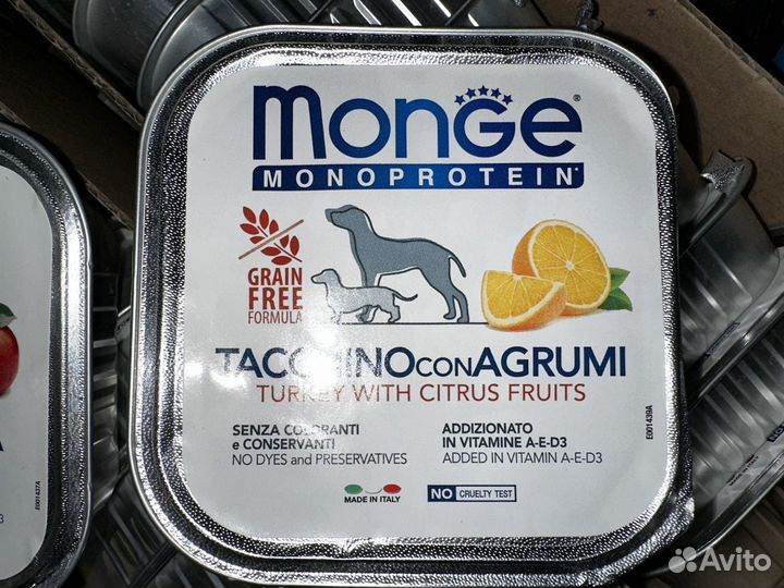 Влажный корм для собак monge monoprotein