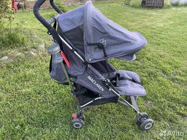 Коляска-трость maclaren quest sport denim