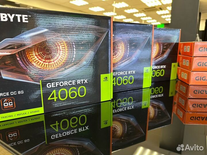 New Видеокарта gigabyte GeForce RTX 4060 OC 8Gb