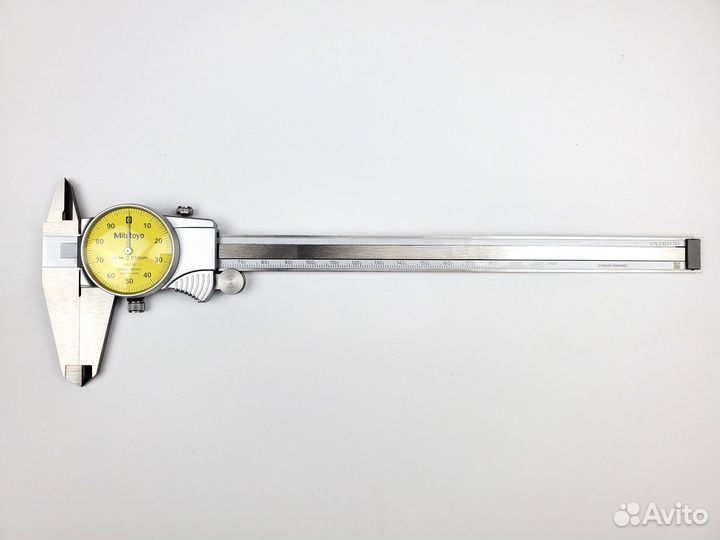 Штангенциркуль с круговой шкалой Mitutoyo 0-200мм