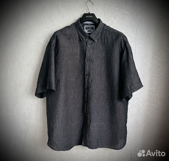 Мужская льняная рубашка Tom Rusborg xxxl