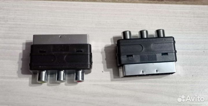 3xRCA - scart переходник