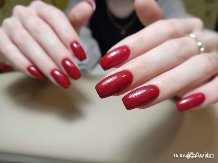 Маникюр Гель-лак Наращивание