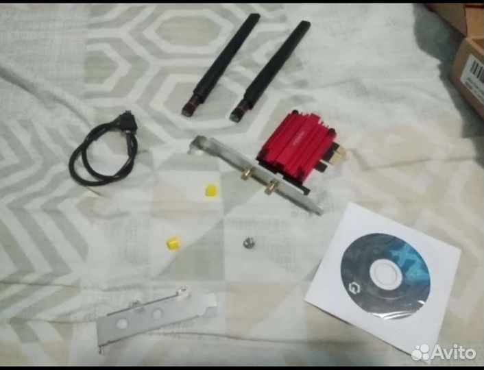 Wifi адаптер pci e до 5,3 гигабит+ bluetooth 5,2