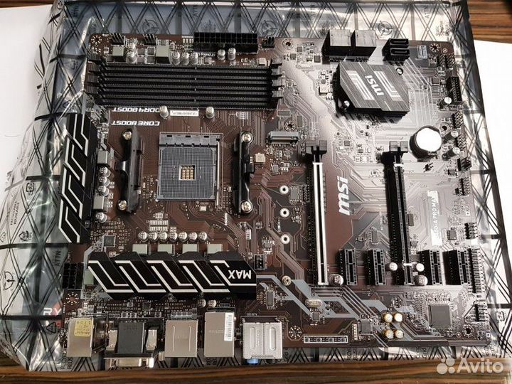 Материнская плата am4 b450 msi a PRO MAX