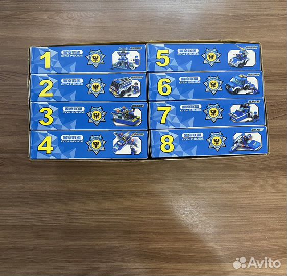 Конструктор 8в1 аналог Lego City