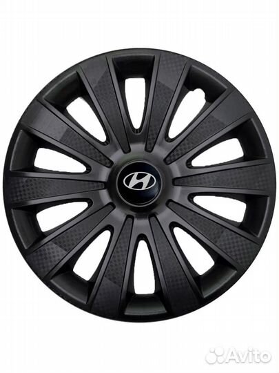 Колпаки r15 CW Карат черный Hyundai black р15 4шт