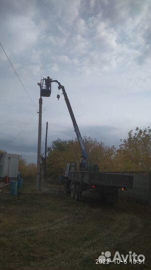 Самопогрузчик (манипулятор) автовышка