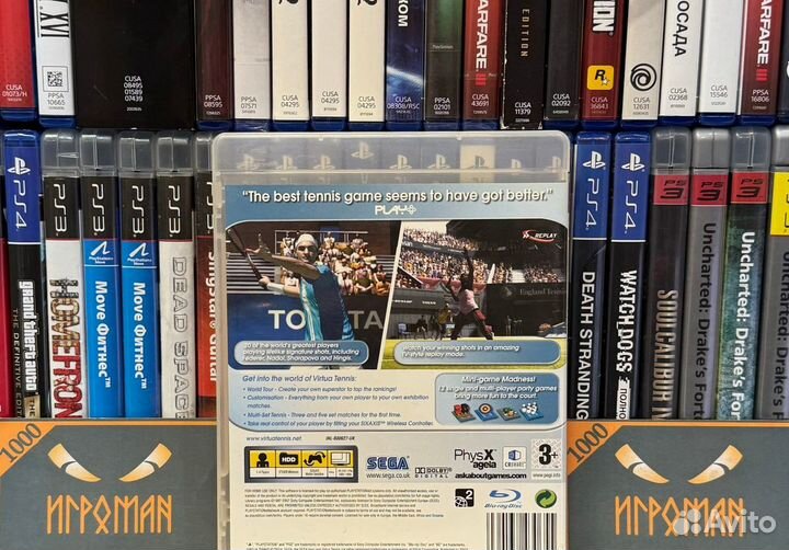 Игры PS3 Virtua Tennis 3