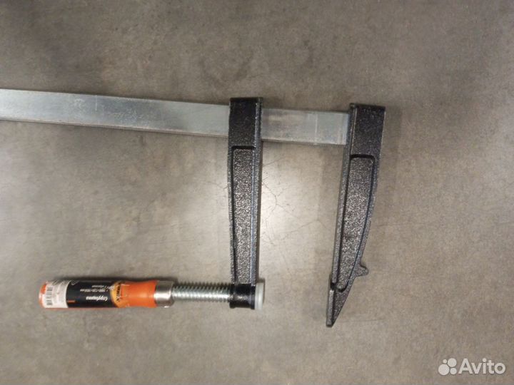 Струбцина sparta F-образная, 1000x120x1050 мм 2044