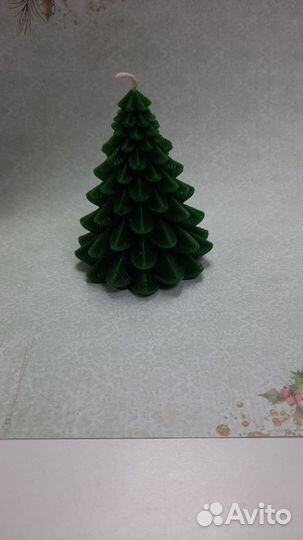 Новогодняя свеча. Ёлочка