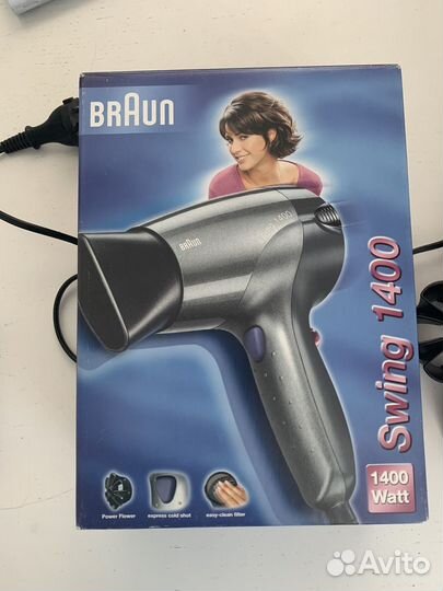 Фен braun новый