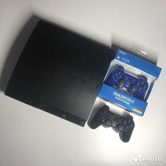 PS3 Slim Прошита+топ игры