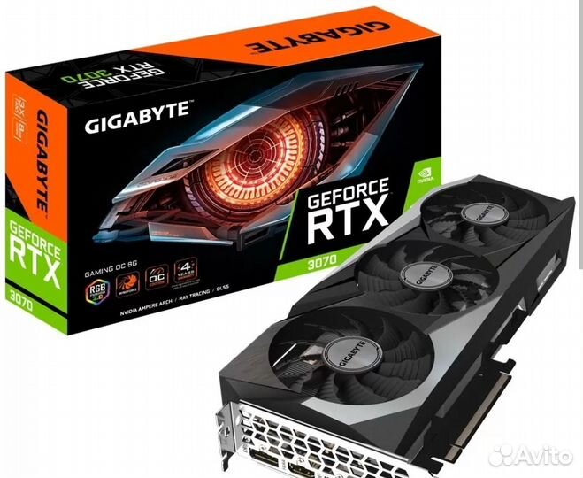 Видеокарта RTX 3070 gigabyte