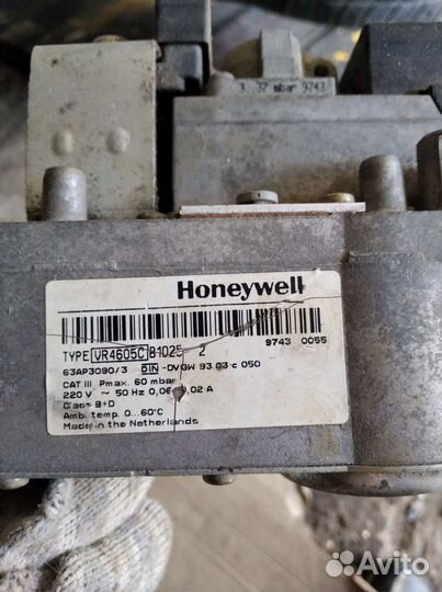 Газовый клапан honeywell 4605c