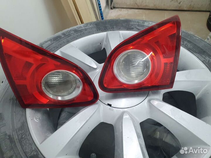 Задние фонари ниссан кашкай