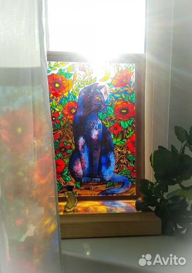 Витражная роспись, картина, панно 