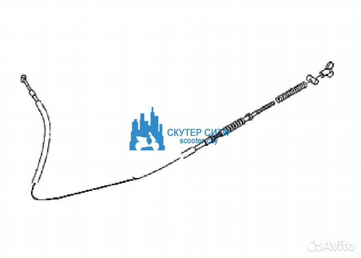 Трос тормоза Stels ATV 400 (Арт.43200-023-0000, LU